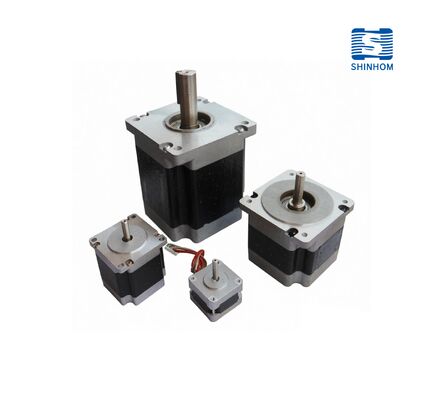 Silnik krokowy hybrydowy o wysokim momencie obrotowym z precyzyjną kontrolą i niskimi wibracjami do zastosowań CNC i robotyki
