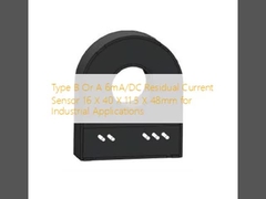 Czujnik prądu pozostałego typu B lub A 6mA/DC 16 X 40 X 11,5 X 48 mm do zastosowań przemysłowych